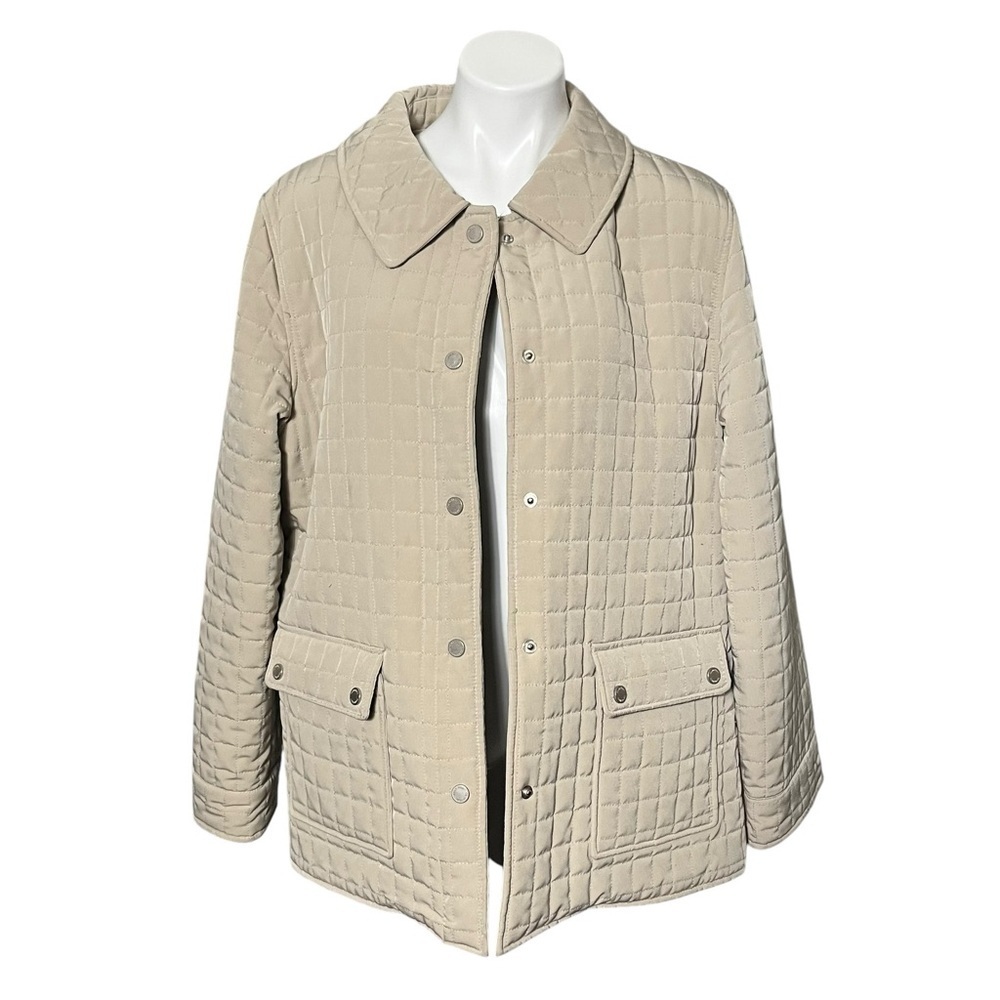 Calvin Klein Quilted Jacket Size XLarge Khaki - Picture 1 of 6